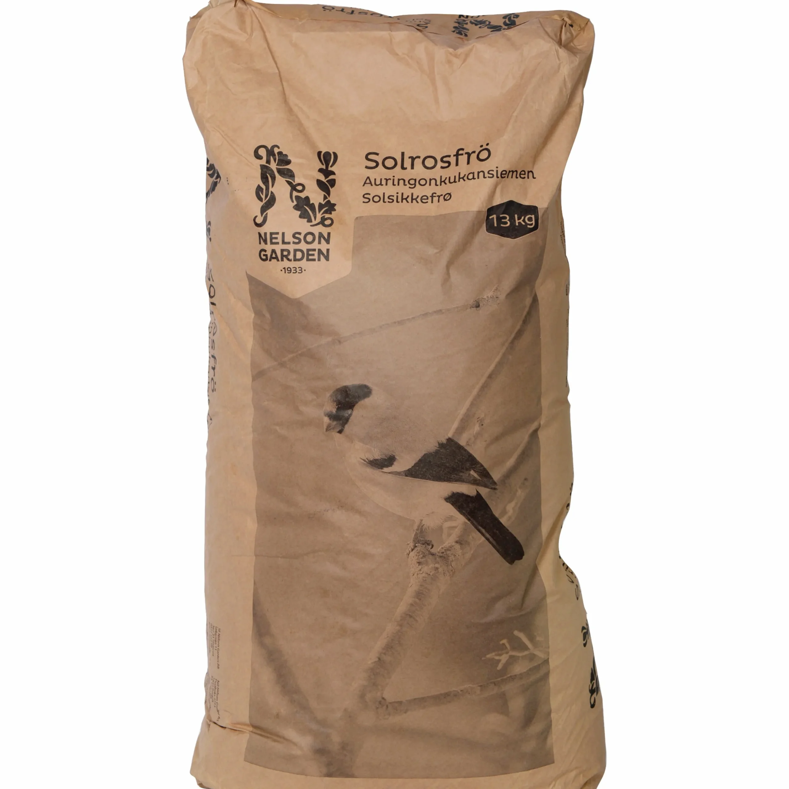 Fågelmat Nelson Garden Solrosfrö Strimmiga 13kg