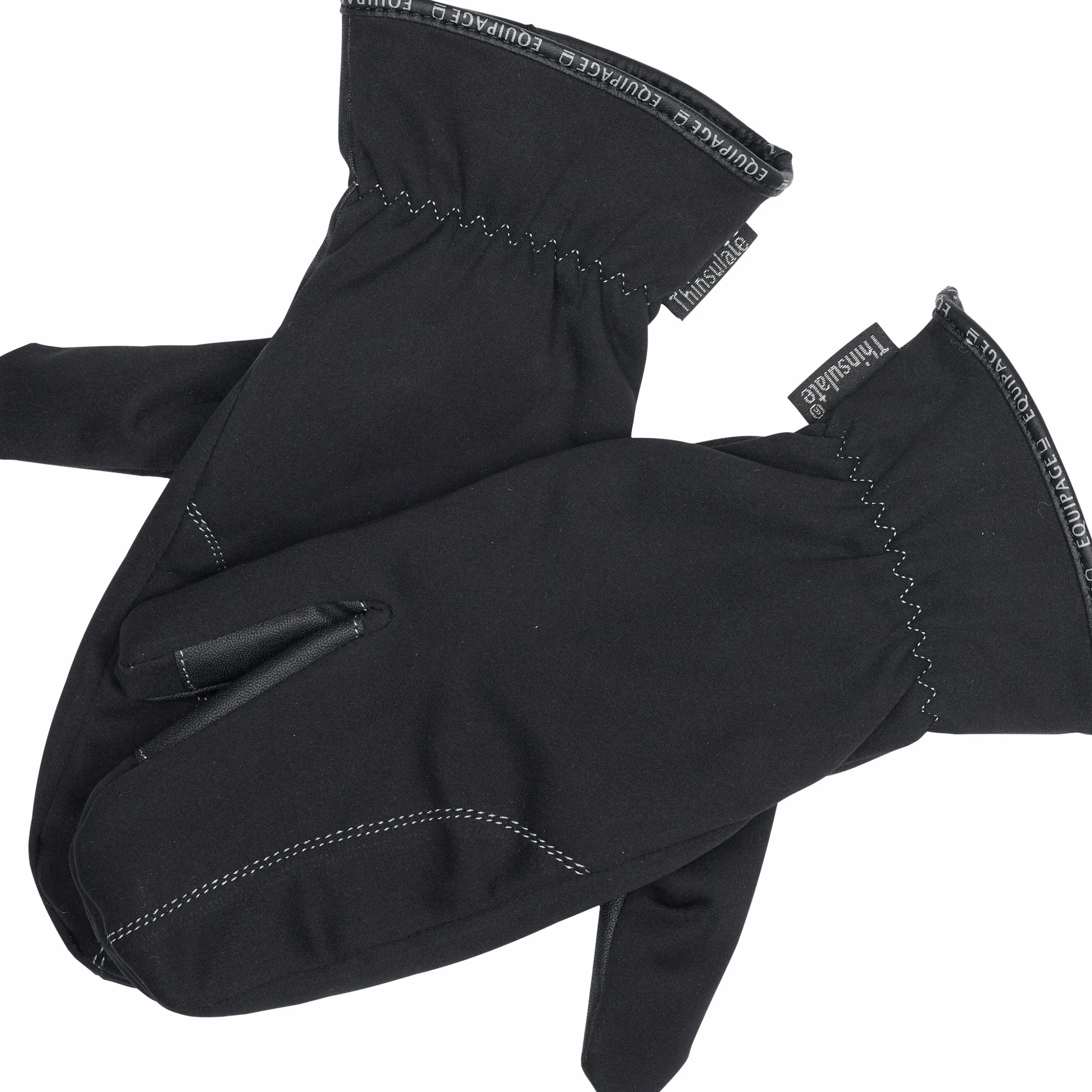 3-fingervantar Equipage Colt Svart