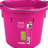 FlatBack foder- och vattenhink Kerbl rosé 20L