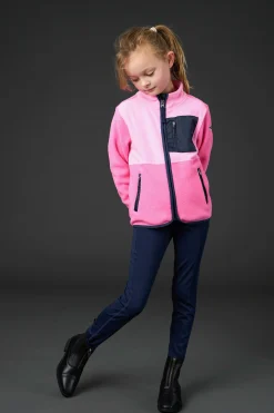 Fleecejacka Equipage Minna JR Rosa