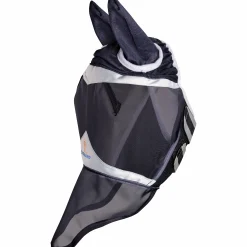 Flughuva Shires FlyGuard med öron & nos Svart