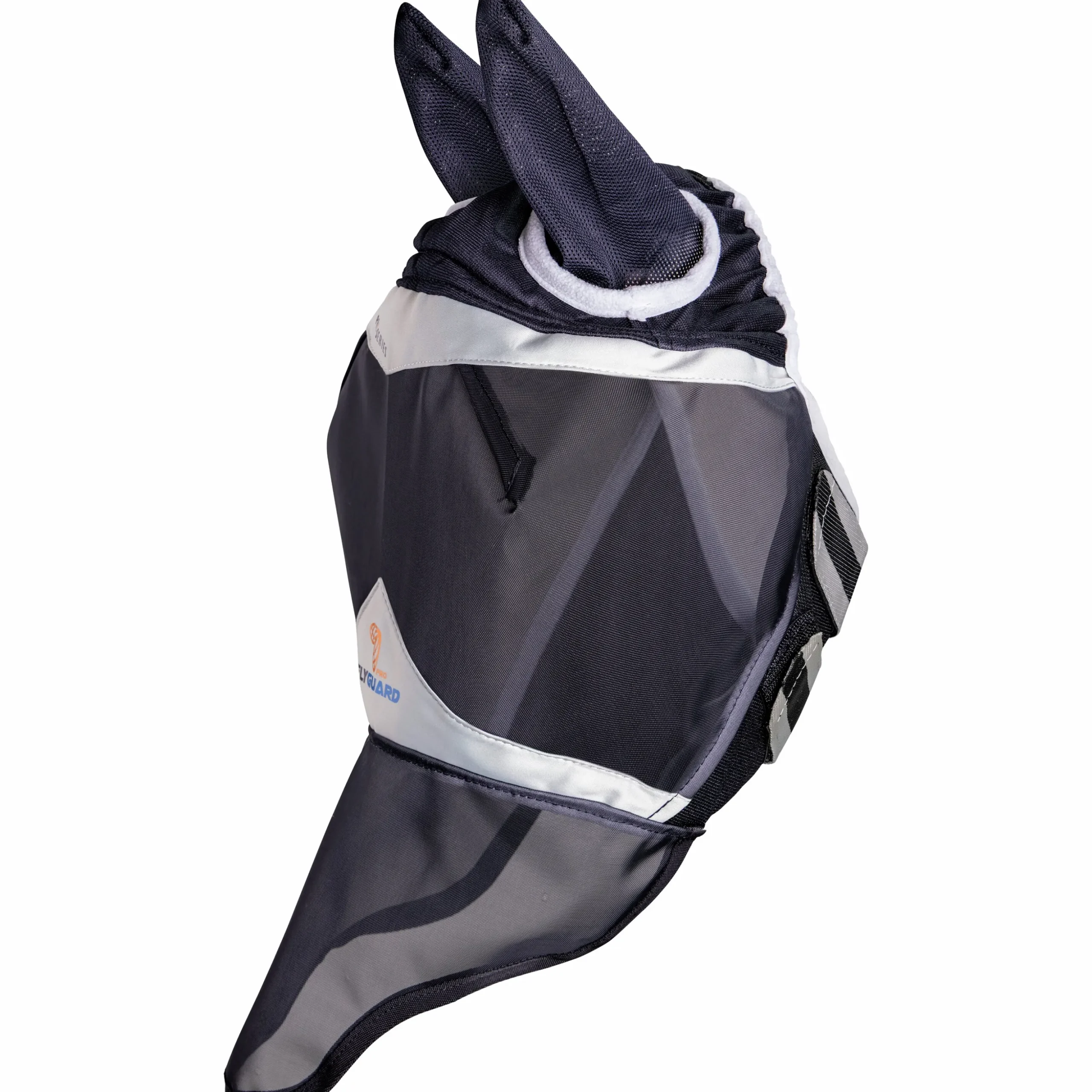 Flughuva Shires FlyGuard med öron & nos Svart