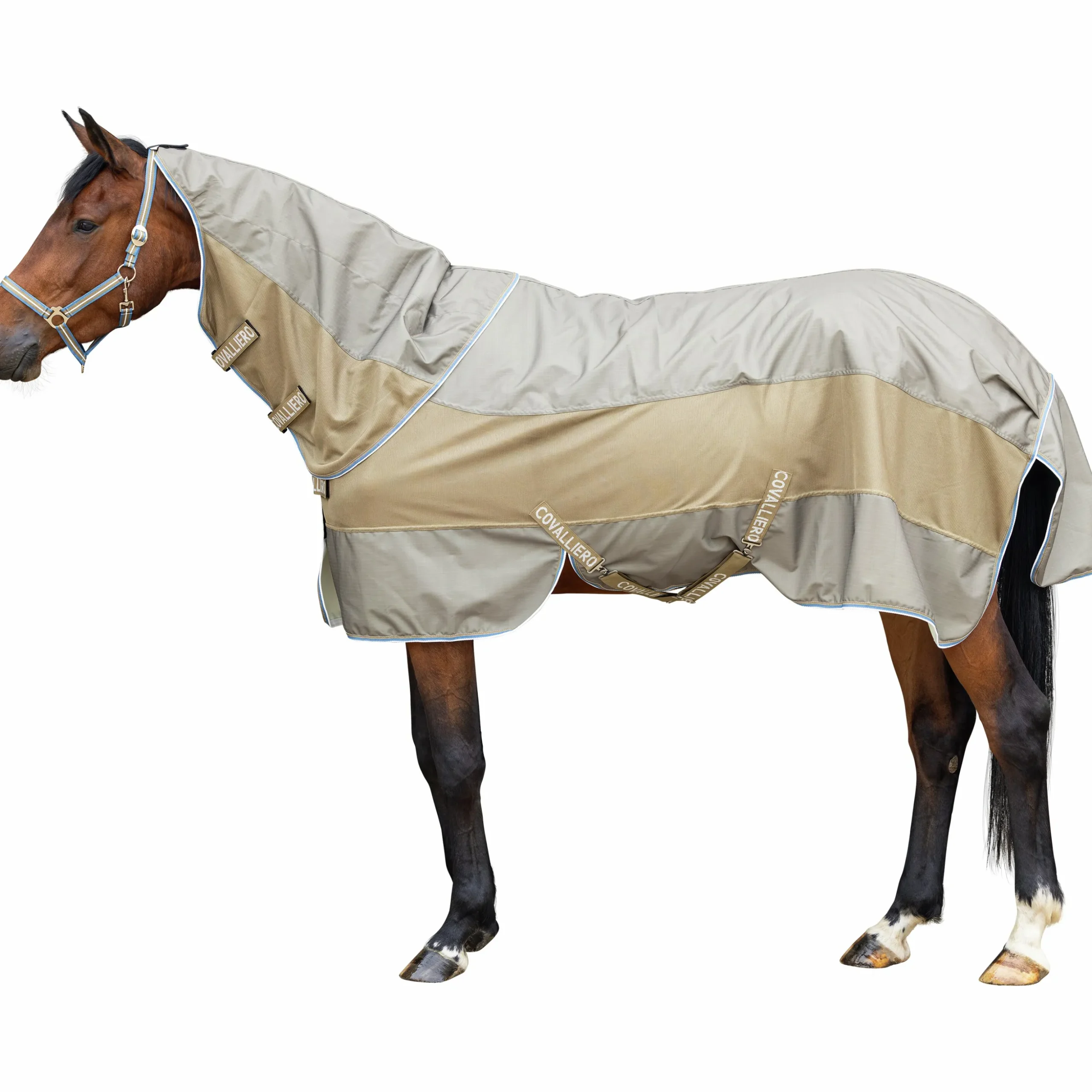 Flug- & Regntäcke Covalliero Beige
