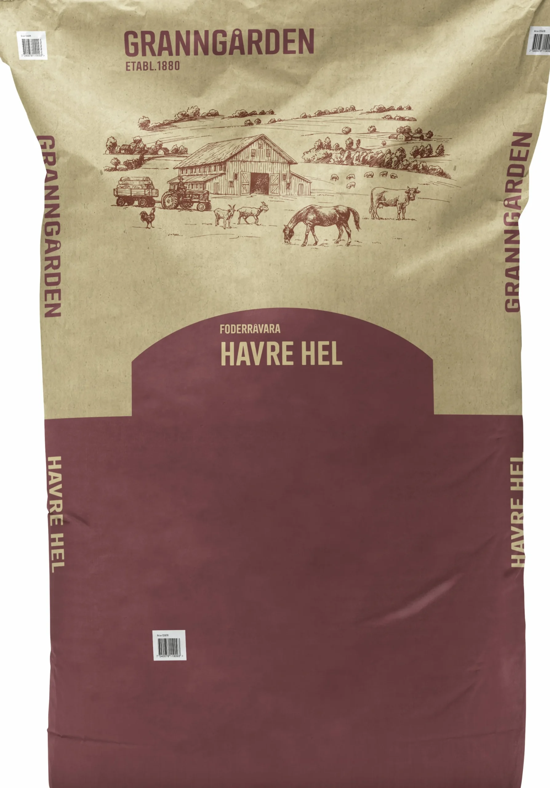 Foderråvara Granngården Havre Hel 18kg