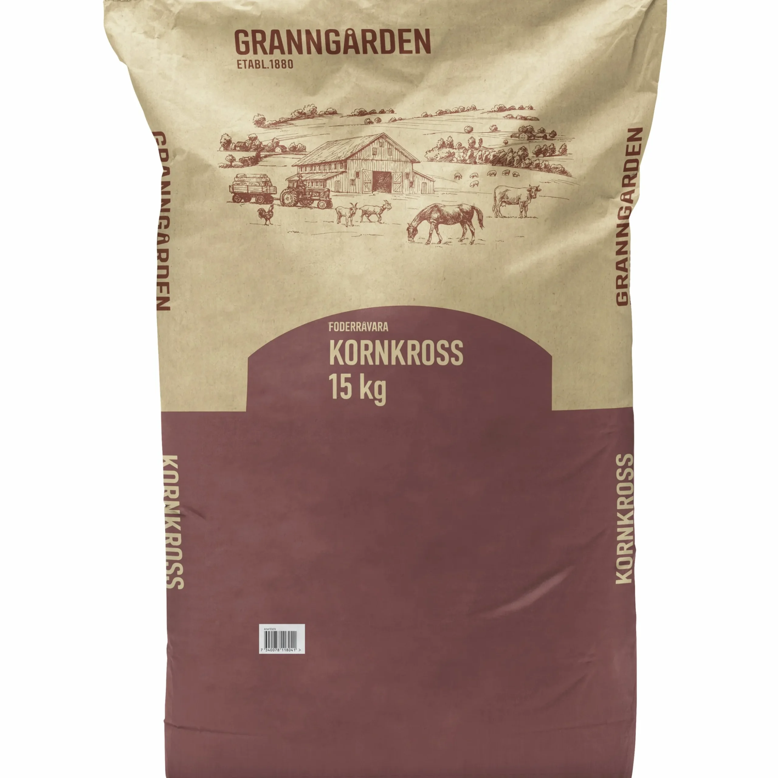 Foderråvara Granngården Kornkross 15kg
