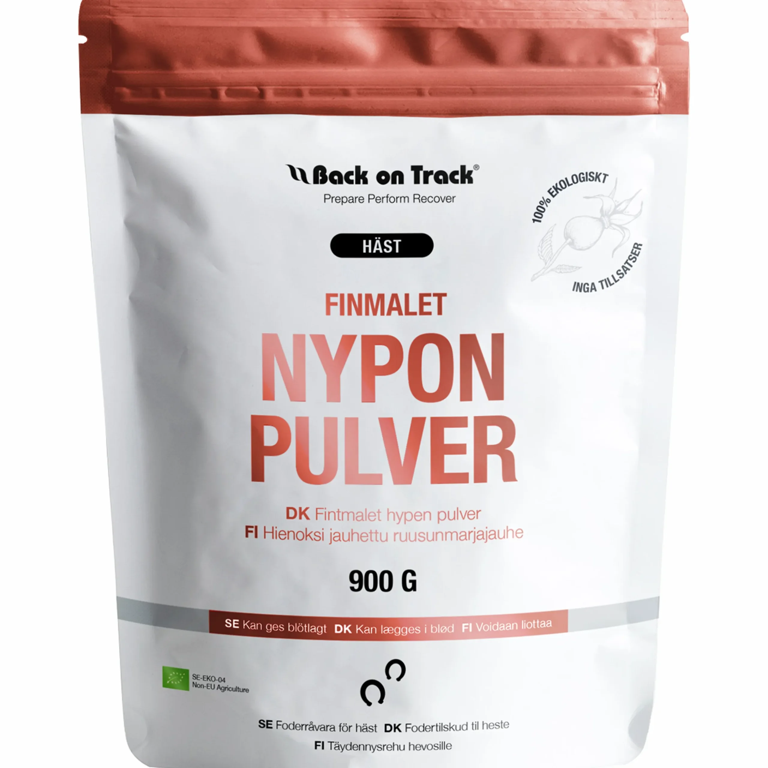 Fodertillskott Back on Track Nyponpulver Finmalet 900g