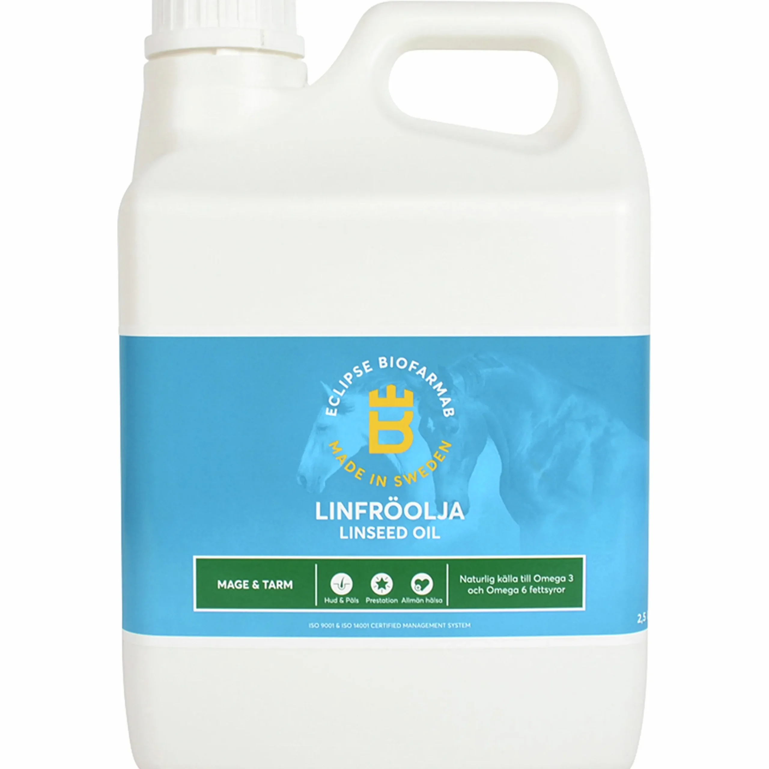 Fodertillskott Eclipse Biofarmab Linfröolja 2,5L