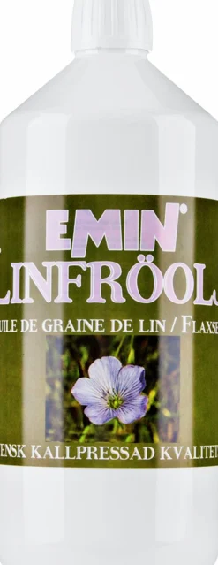 Fodertillskott Emin Linfröolja 1L