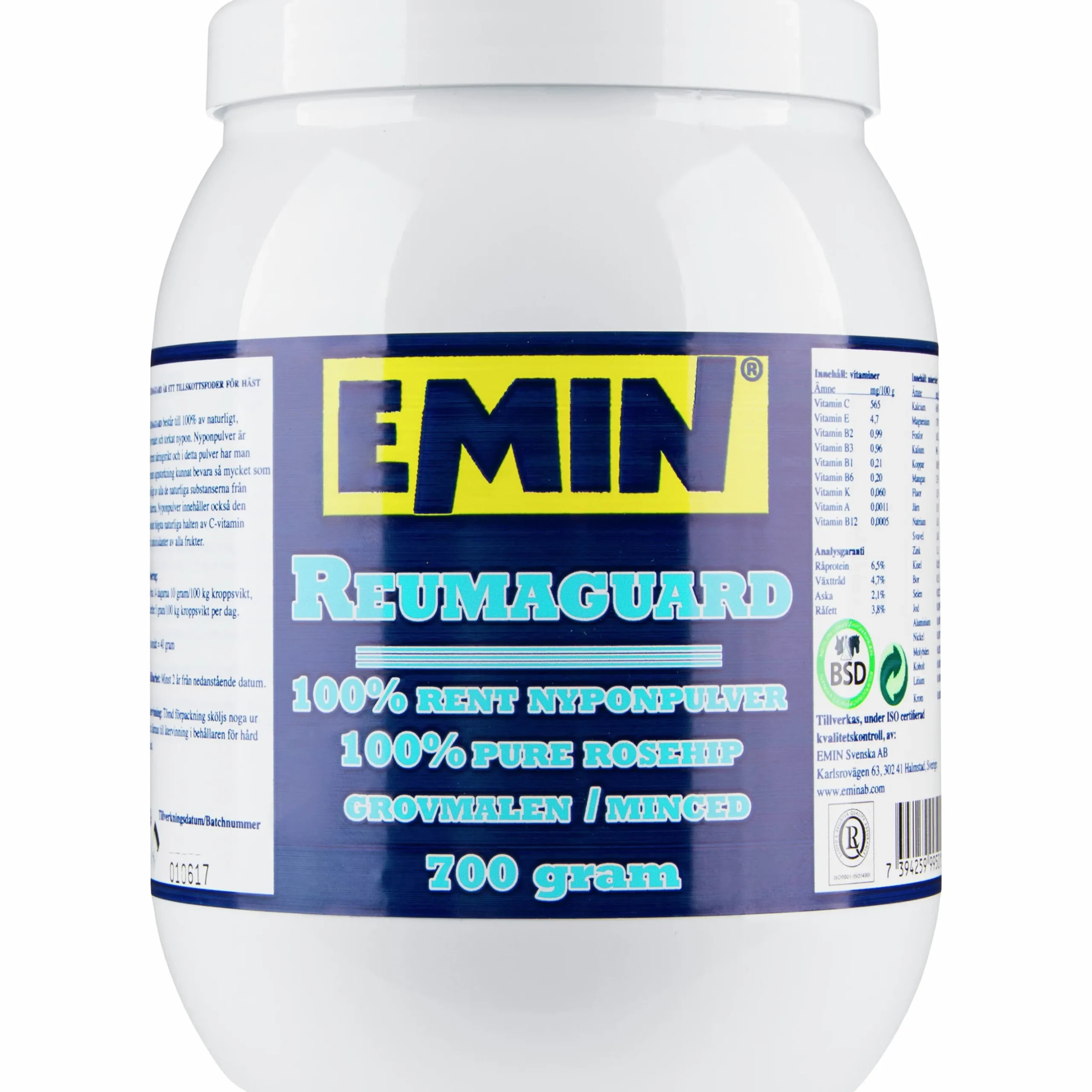 Fodertillskott Emin Reumaguard Nyponpulver 700g