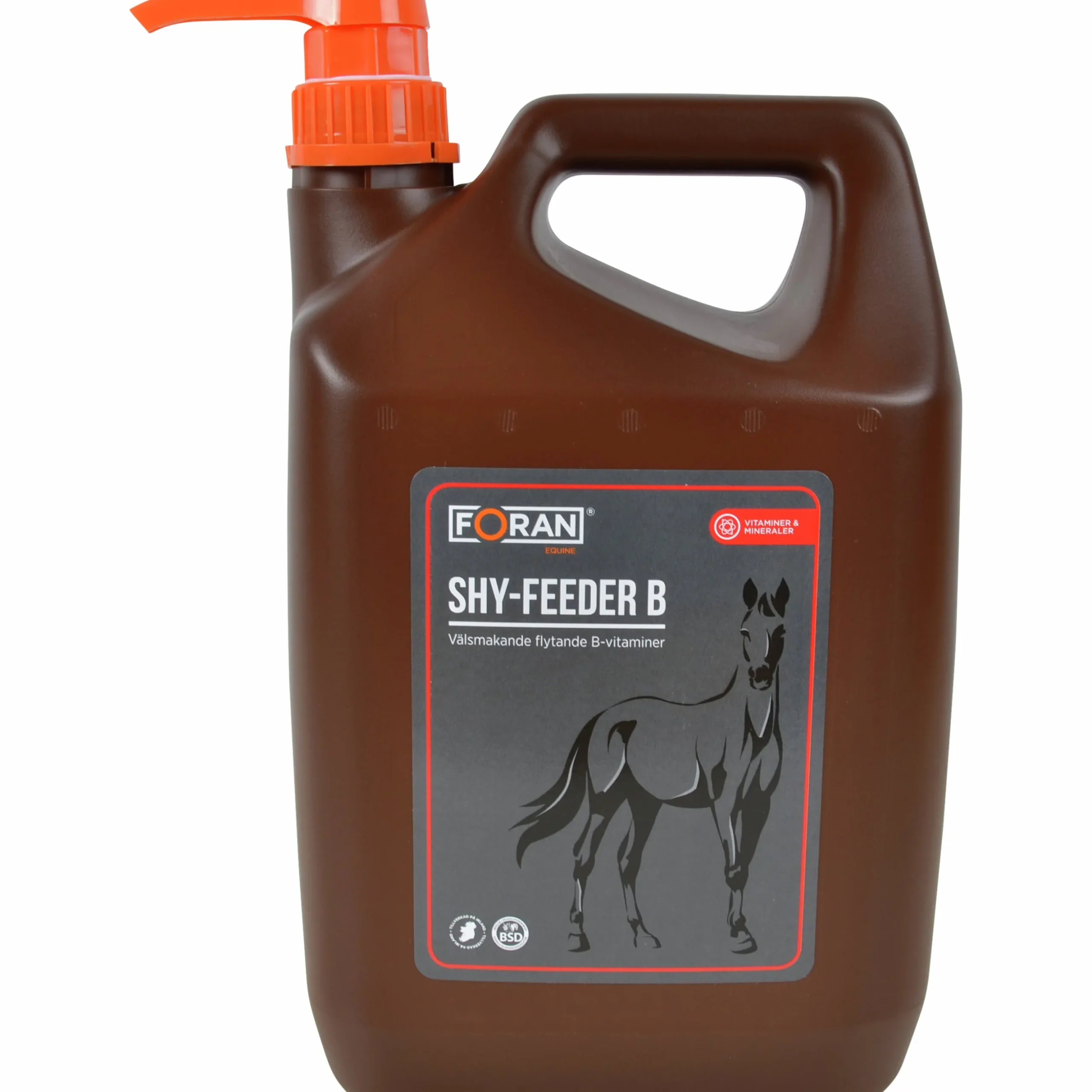 Fodertillskott Foran Equine Shy Feeder B-vitamin 5L