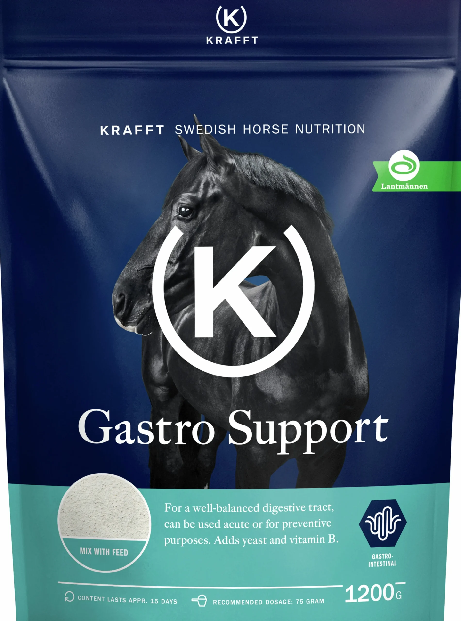 Fodertillskott Krafft Gastro Support