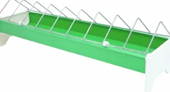 Fodertråg för Kycklingar Granngården Metall Grön 400x80x80mm