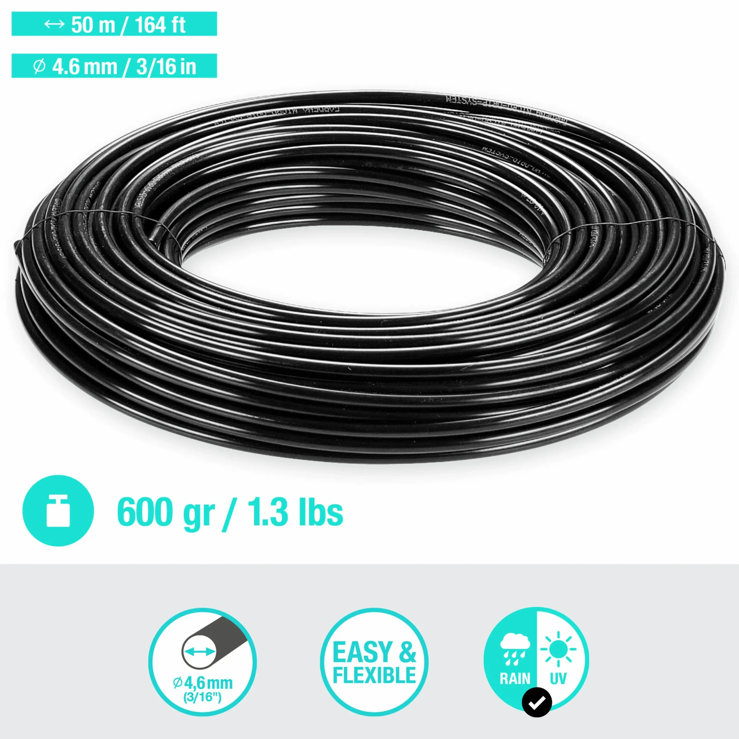 Fördelarrör Gardena MicroDrip 3/16" 50m