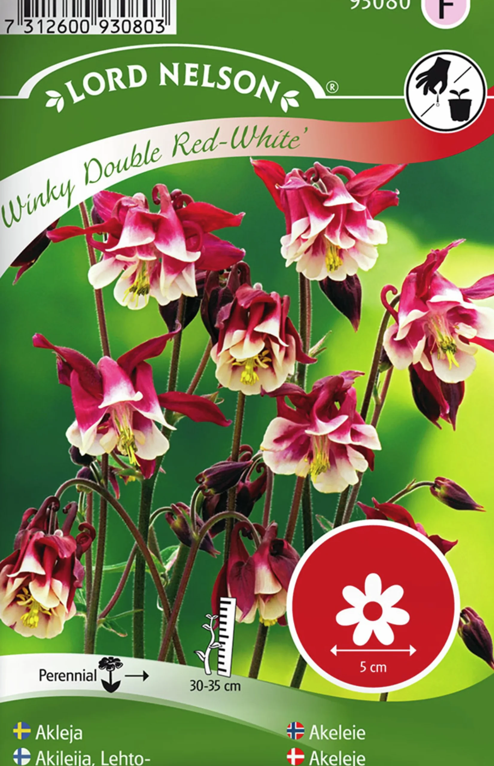 Fröer Nelson Garden Akleja Winky Double Red White