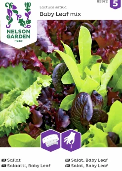 Fröer Nelson Garden Baby Leaf Sallat Mix Såband