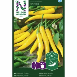 Fröer Nelson Garden Chilipeppar Kristián Gul