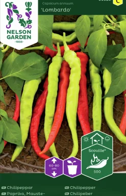 Fröer Nelson Garden Chilipeppar Lombardo