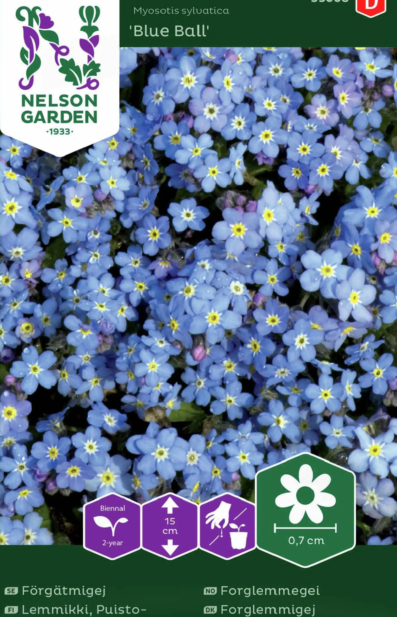Fröer Nelson Garden Förgätmigej Blue Ball