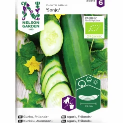 Fröer Nelson Garden Frilandsgurka Sonja Organic