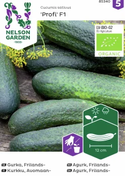 Fröer Nelson Garden Frilandsgurka Profi F1 Organic
