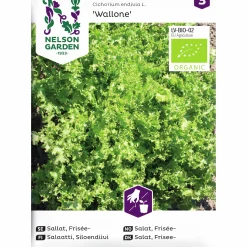 Fröer Nelson Garden Friséesallat Wallone Organic
