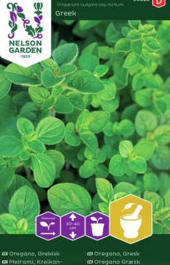 Fröer Nelson Garden Grekisk oregano