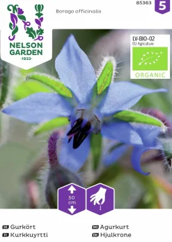 Fröer Nelson Garden Gurkört Organic