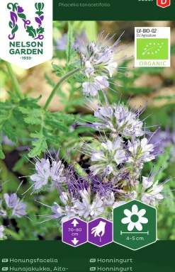 Fröer Nelson Garden Honungsfacelia Organic Blå