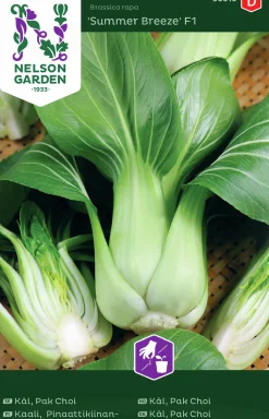 Fröer Nelson Garden Kål Pak Choi Summer Breeze F1