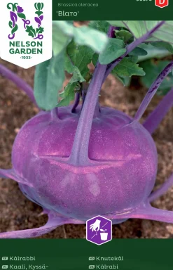 Fröer Nelson Garden Kålrabbi Blaro Violett