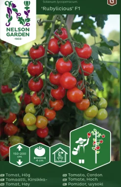 Fröer Nelson Garden Körsbärstomat Rubylicious F1 Hög
