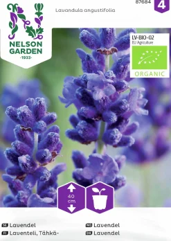 Fröer Nelson Garden Lavendel Organic