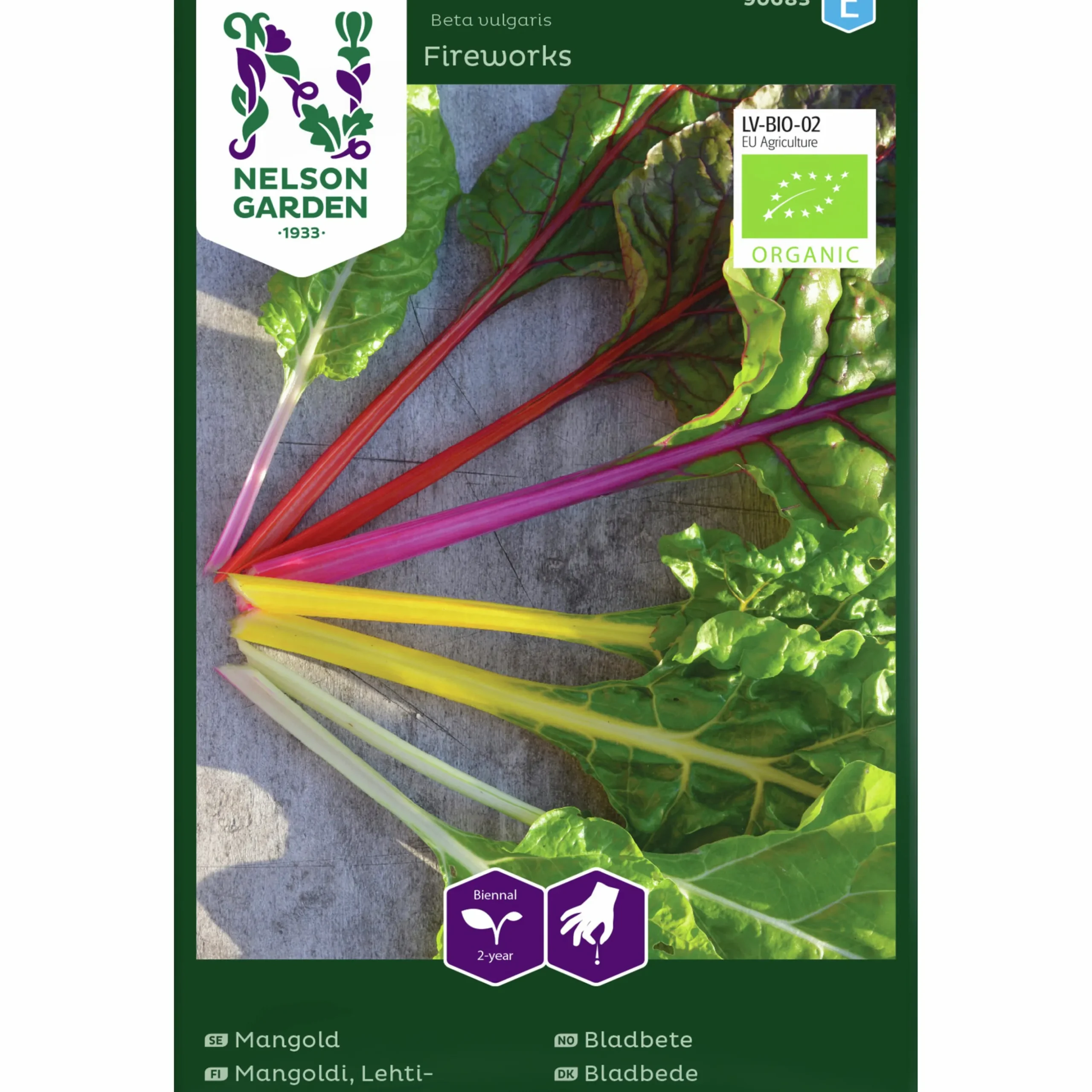 Fröer Nelson Garden Mangold Fireworks Organic