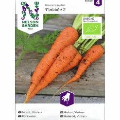 Fröer Nelson Garden Morot Höst/Vinter Flakée 2 Organic
