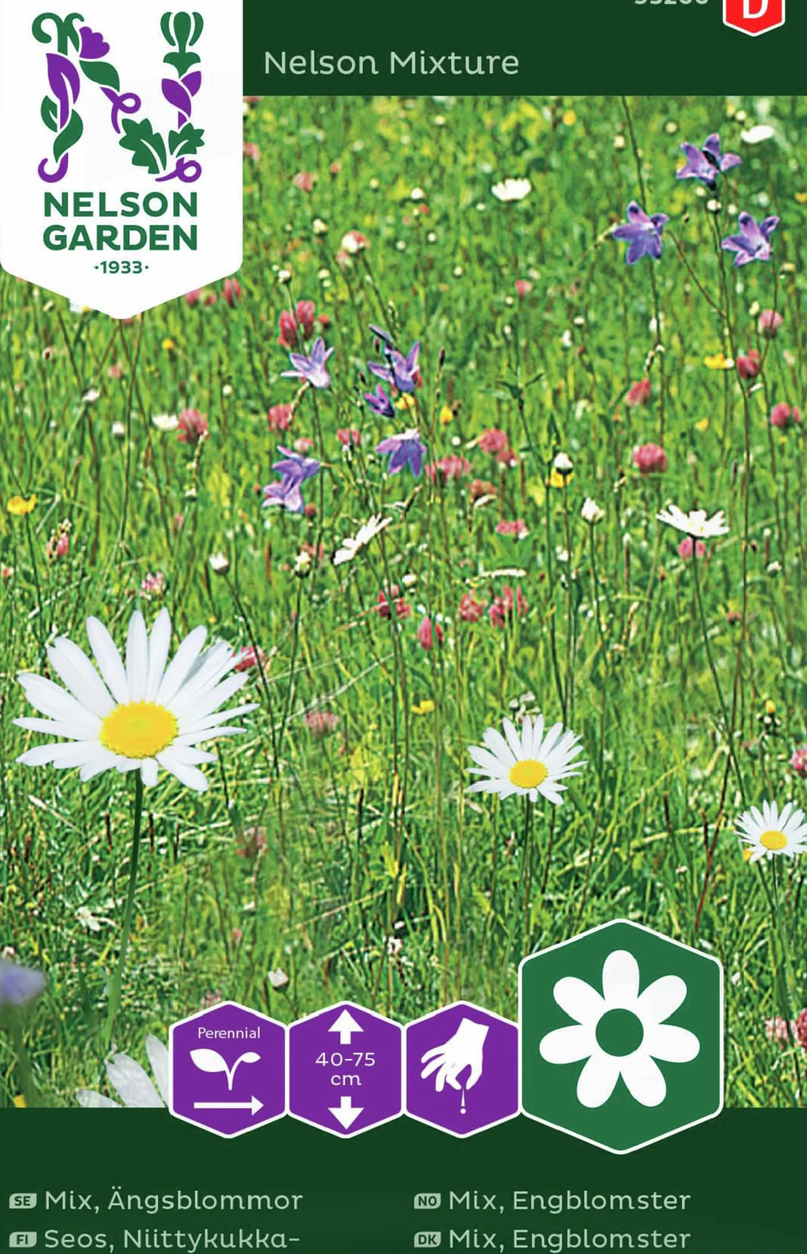 Fröer Nelson Garden Ängsblommor Mix
