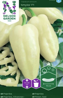 Fröer Nelson Garden Paprika Amyka F1 Vit