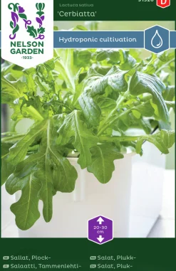 Fröer Nelson Garden Plocksallat Cerbiatta Hydroponisk odling