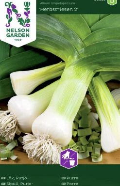 Fröer Nelson Garden Purjolök Herbstriesen 2 Höst