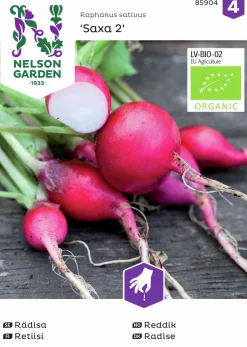 Fröer Nelson Garden Rädisa Saxa 2 Rund