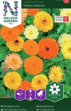 Fröer Nelson Garden Ringblomma Fiesta Gitana