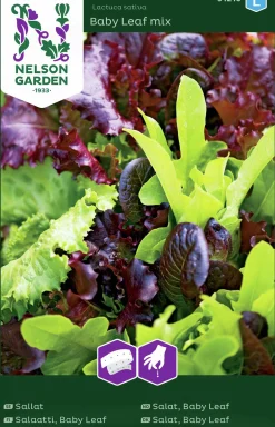 Fröer Nelson Garden Sallat Baby Leaf Mix Såband