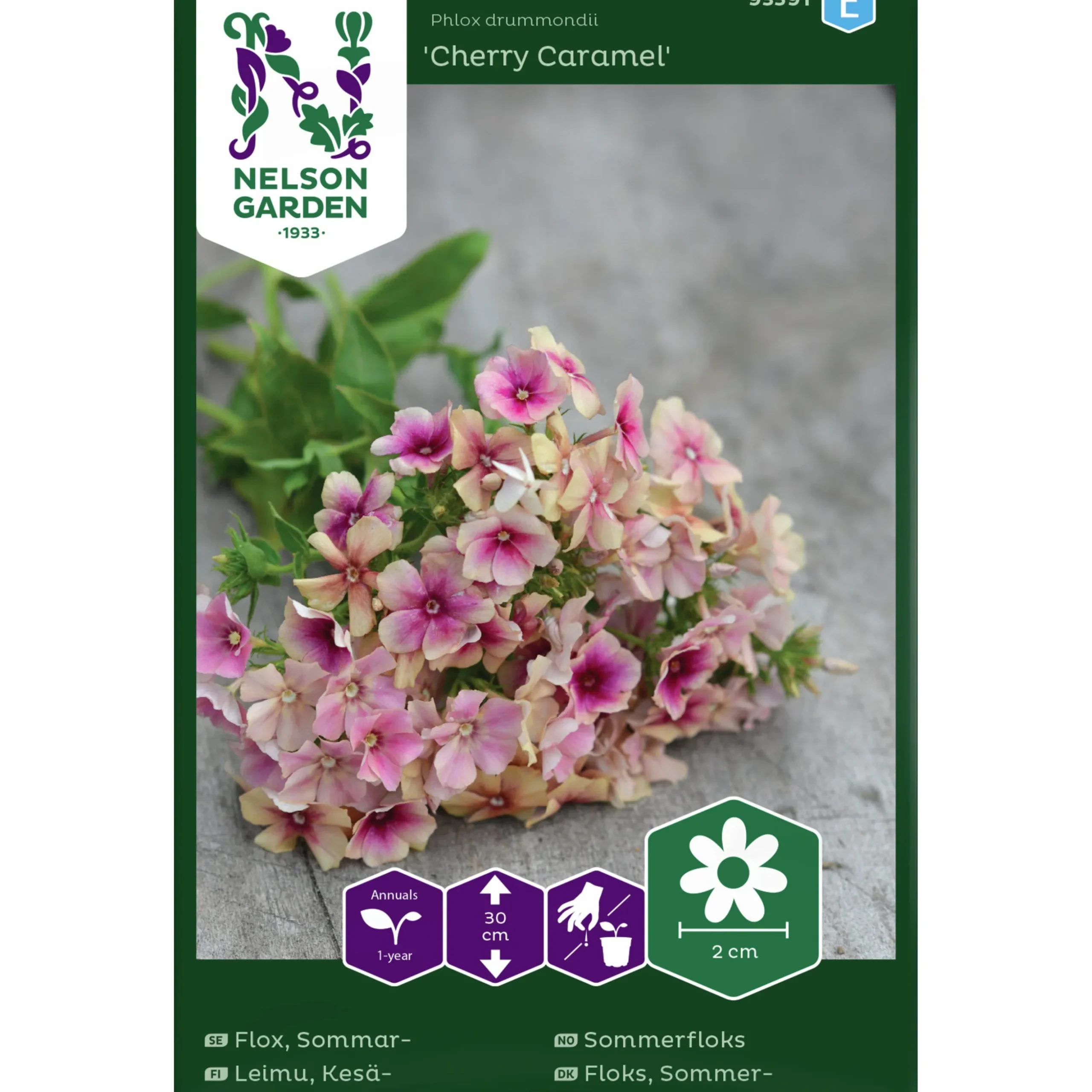 Fröer Nelson Garden Sommarflox Cherry Caramel