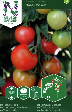 Fröer Nelson Garden Tomat Moneymaker Hög