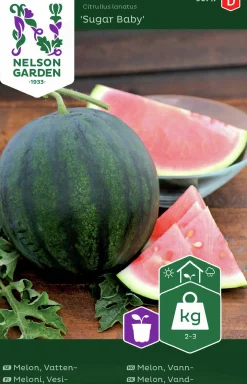 Fröer Nelson Garden Vattenmelon Sugar Baby