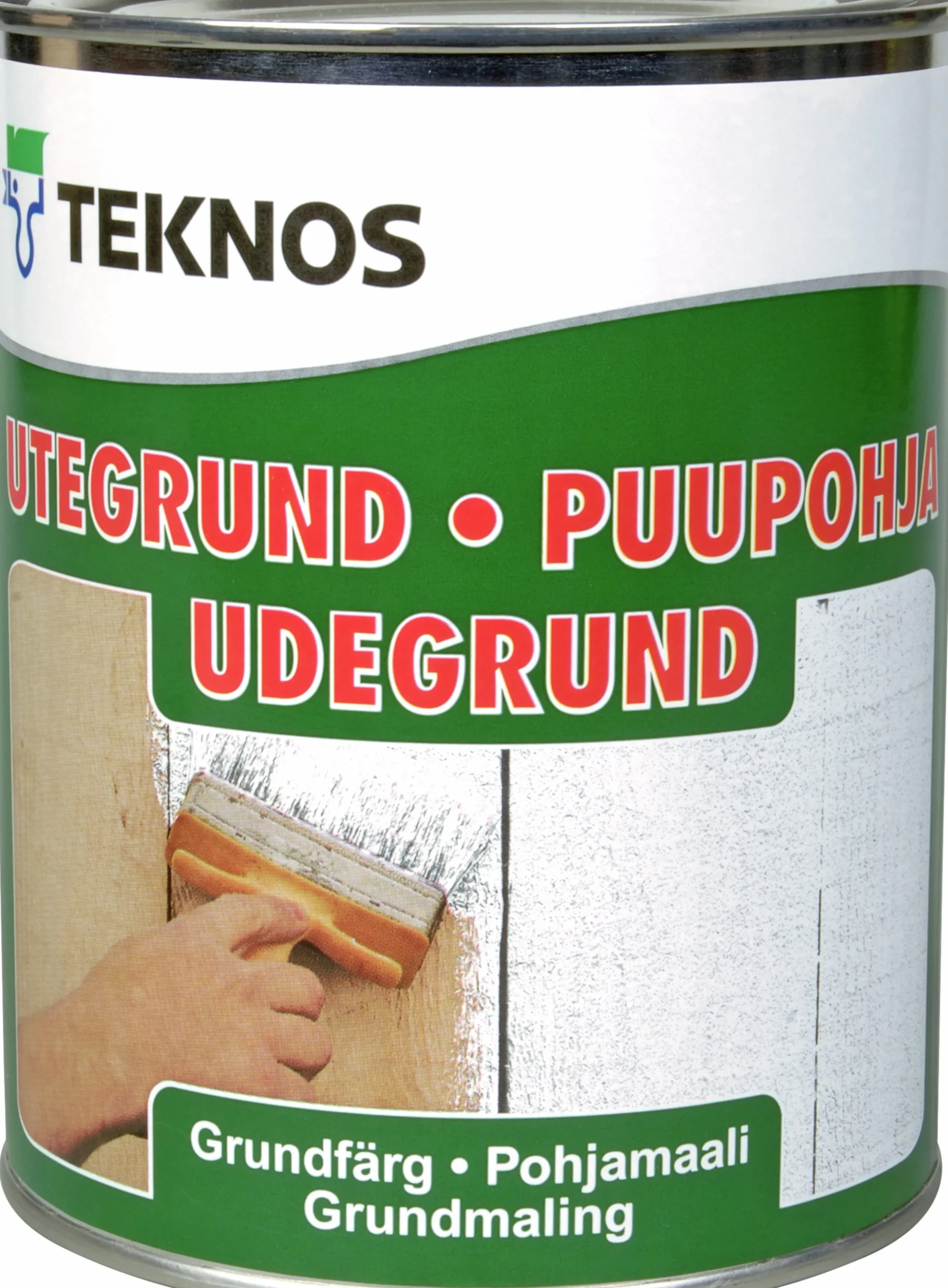 Färg Teknos Utegrund Vit 0,9L