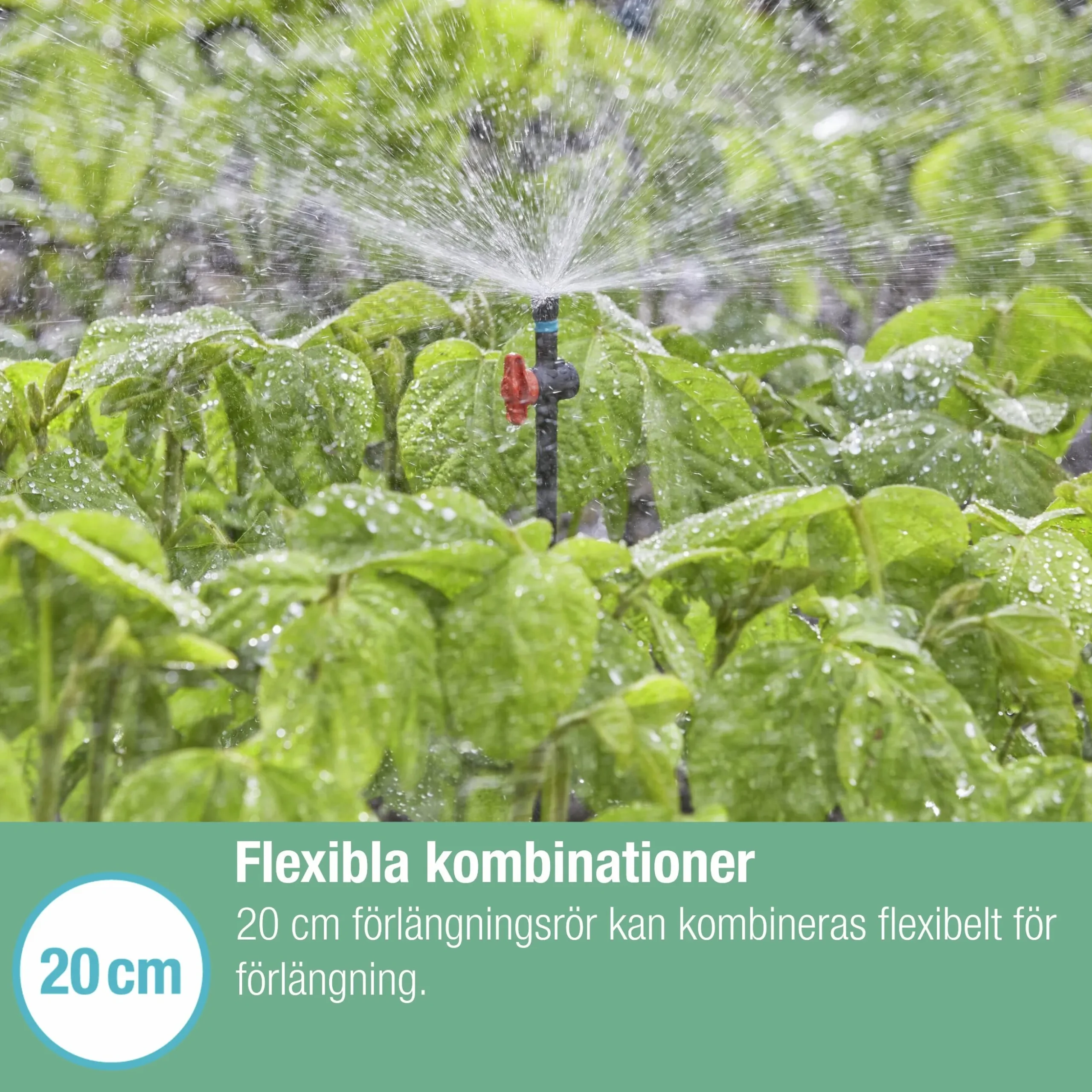 Förlängningsrör Gardena MicroDrip 20cm 5-p