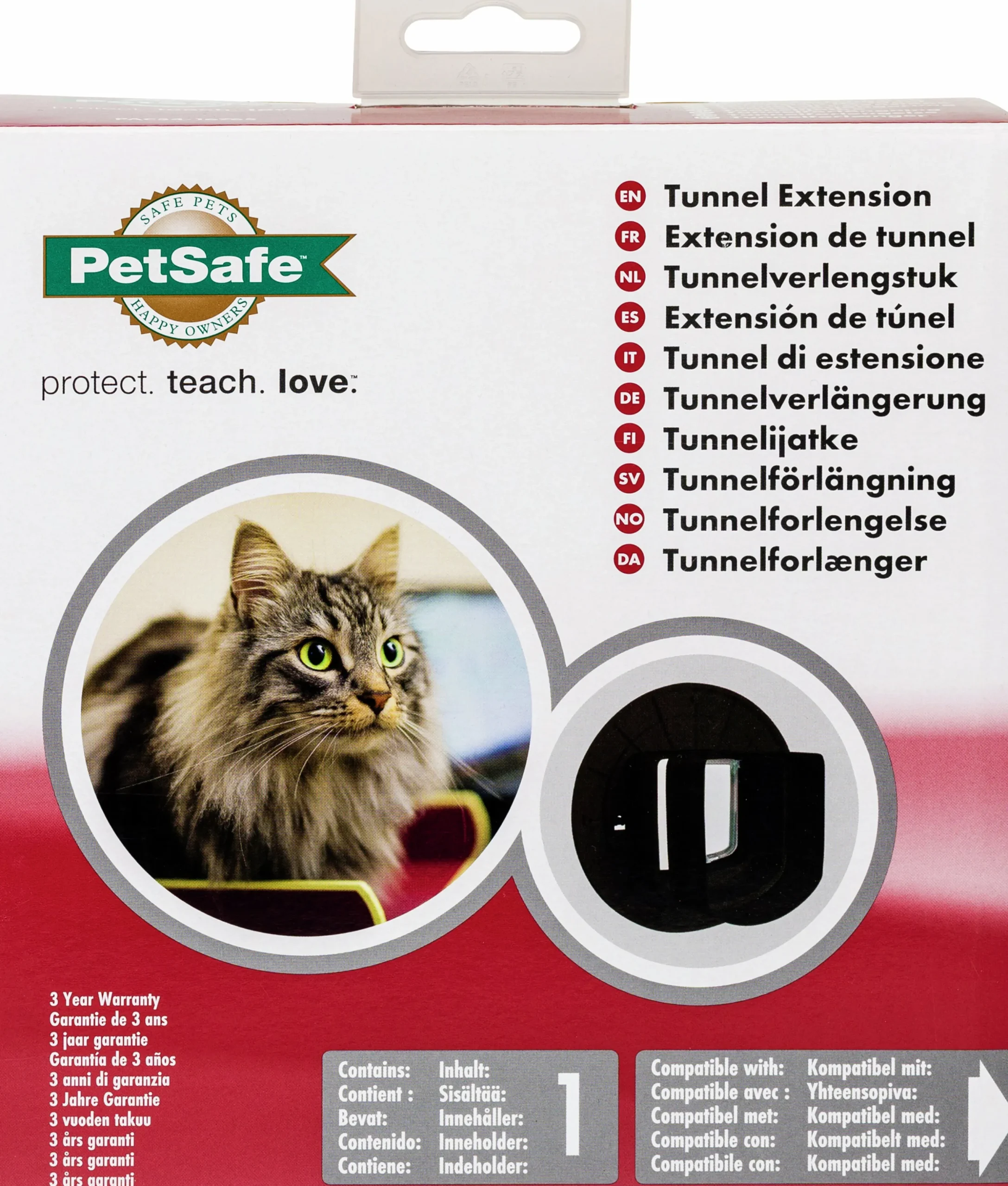 Förlängningstunnel Petsafe till kattlucka Brun