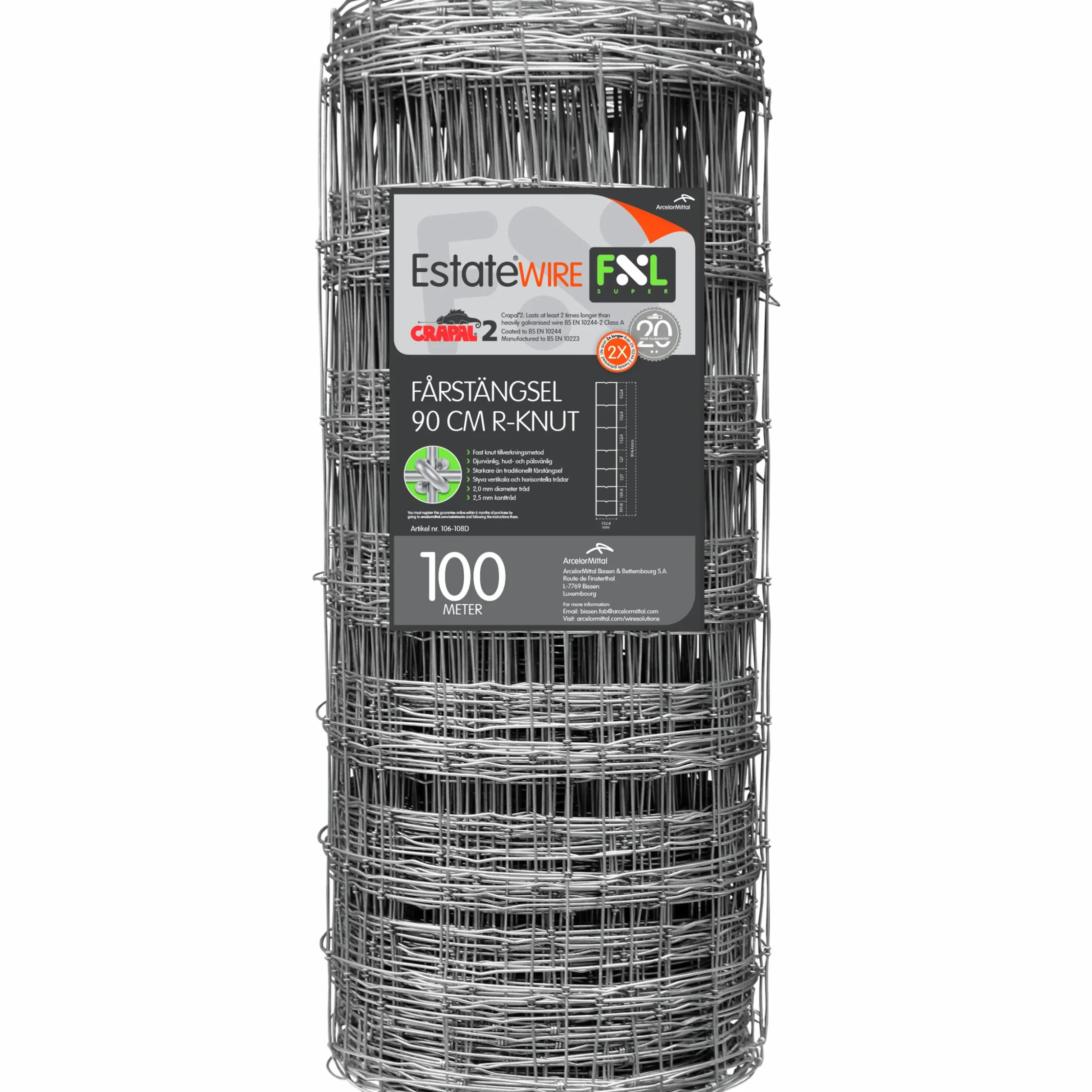 Fårstängsel Arcelor FX Light C2 90/8