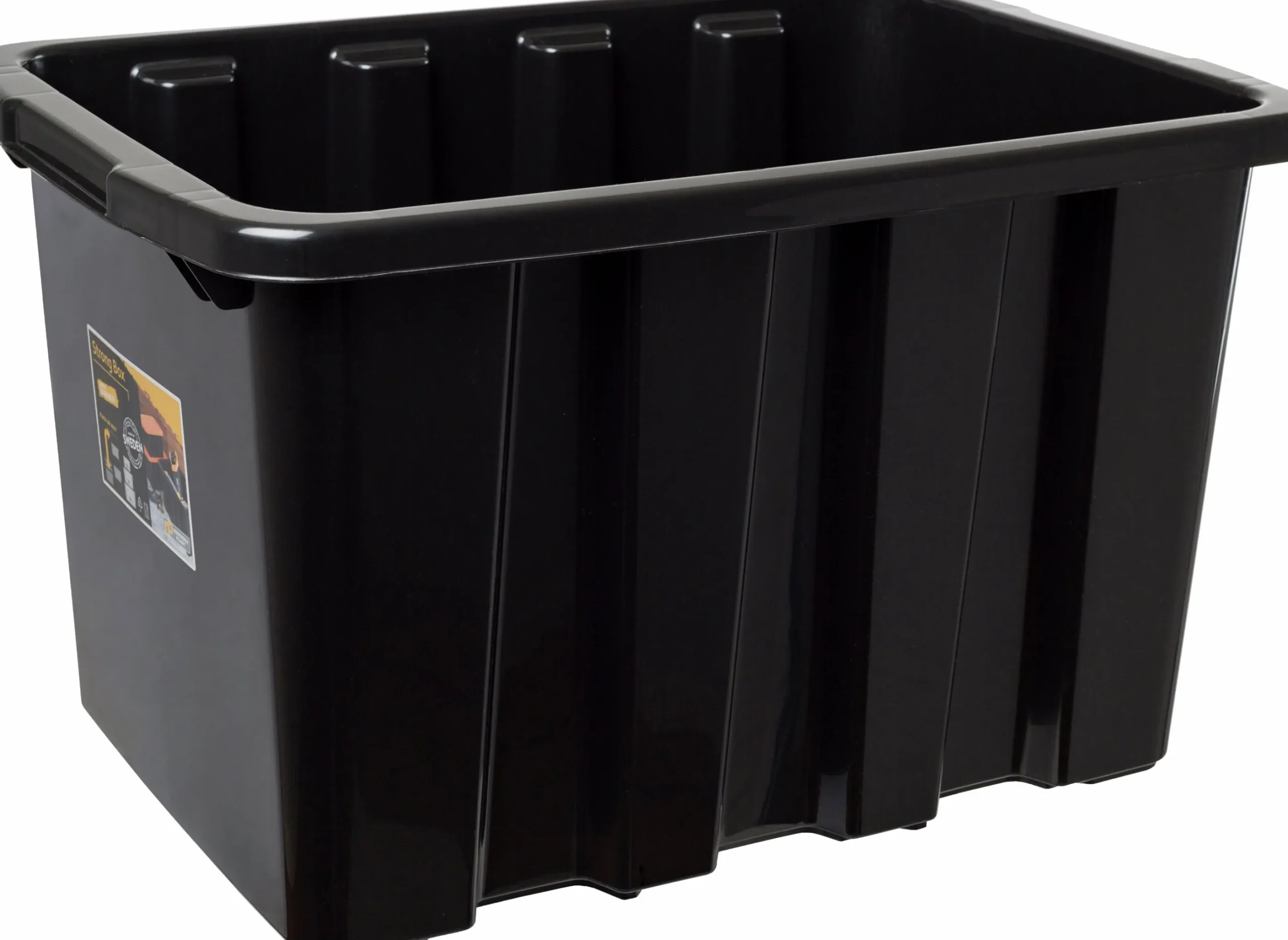 Förvaringsbox Nordiska Plast StrongBox svart