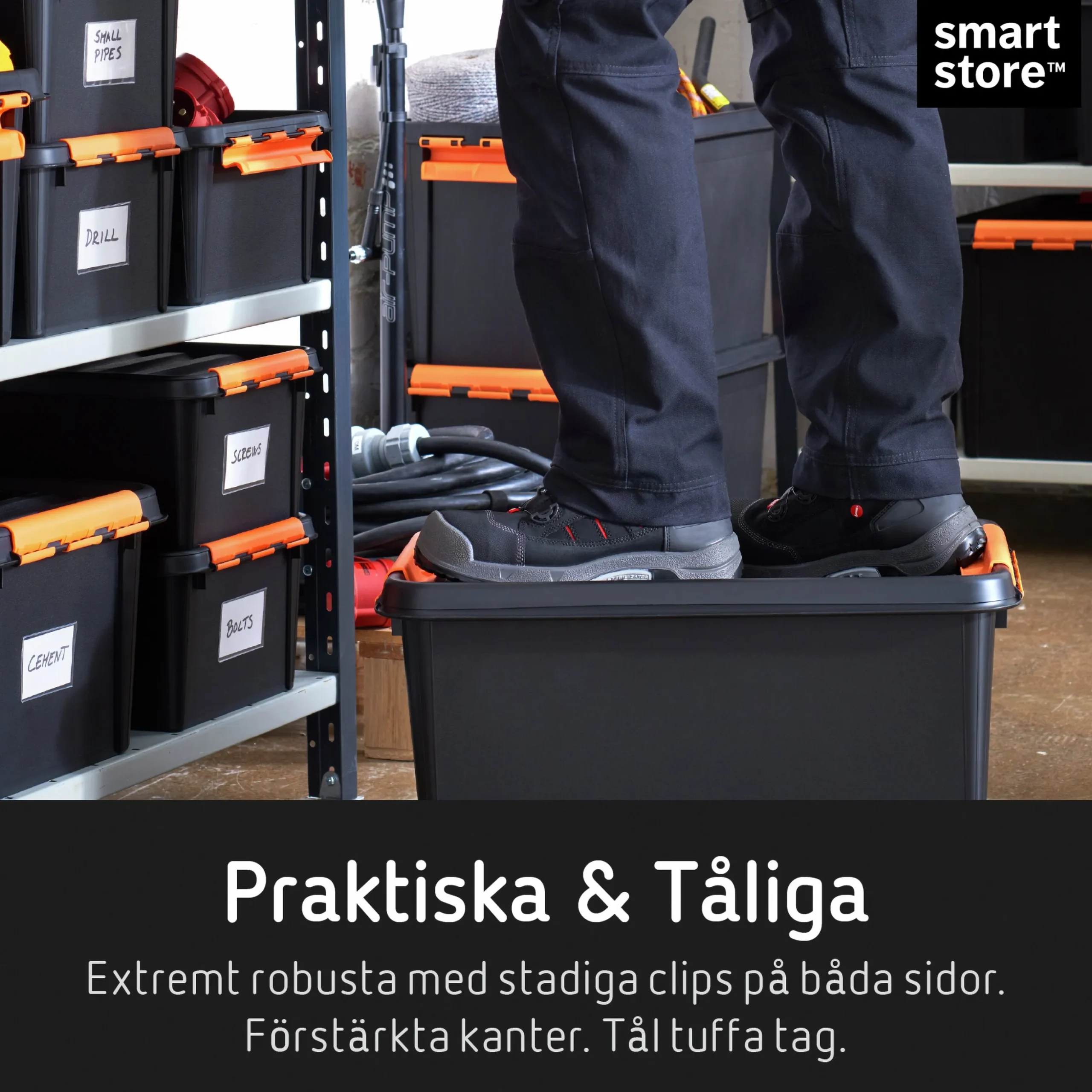 Förvaringsbox Orthex SmartStore PRO 31 med lock 32L
